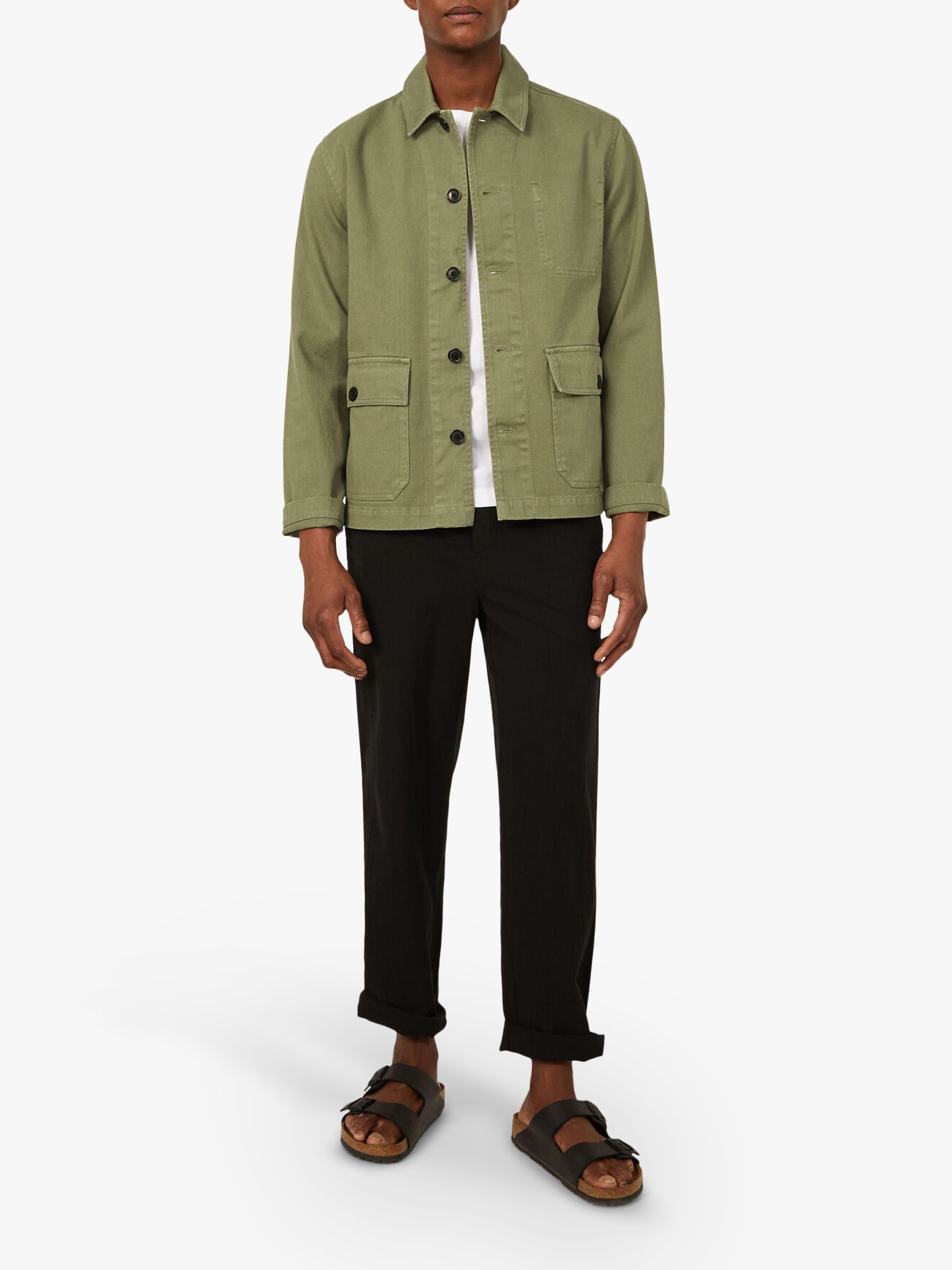 Warehouse Organic Cotton Utility Jacket, Khaki