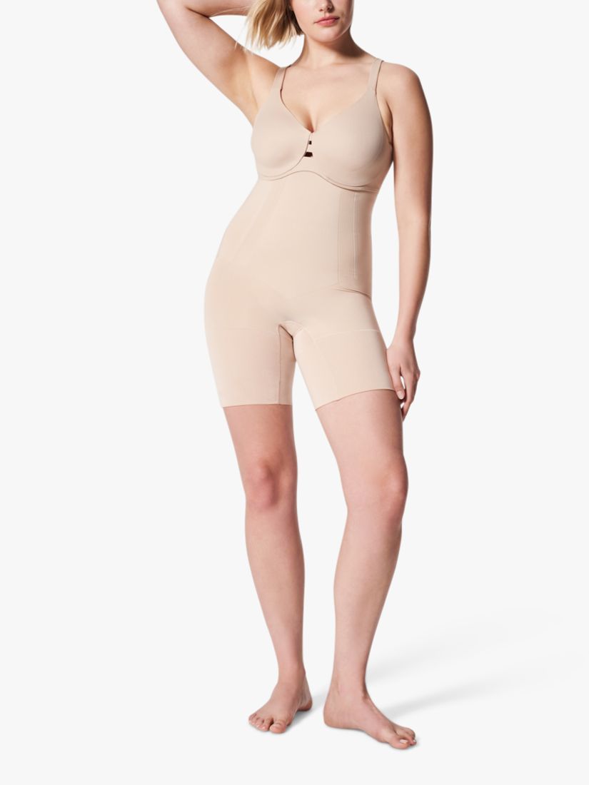 Spanx Firm Control Oncore High-Waisted Shorts, Nude at John Lewis