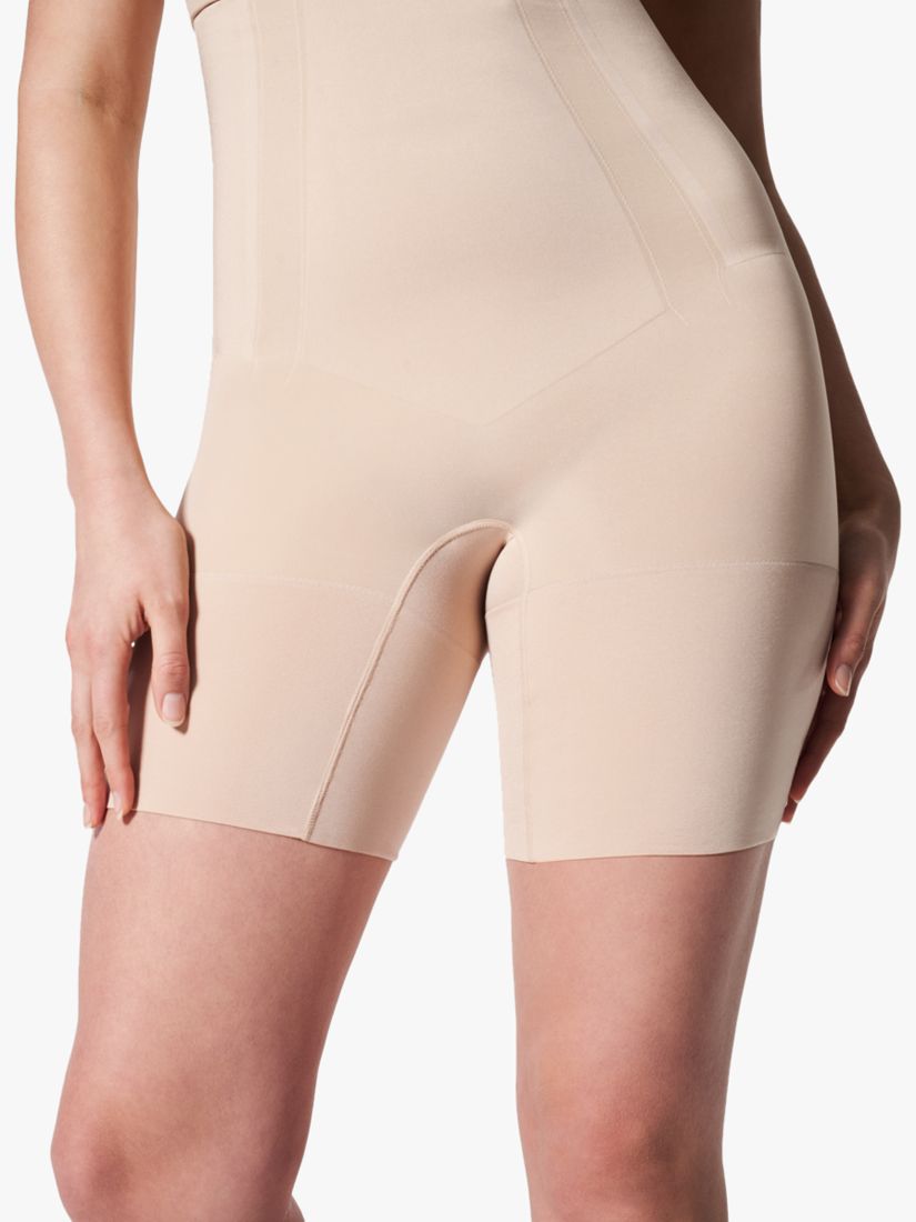 Buy Spanx women high waisted body shapewear shorts nude Online