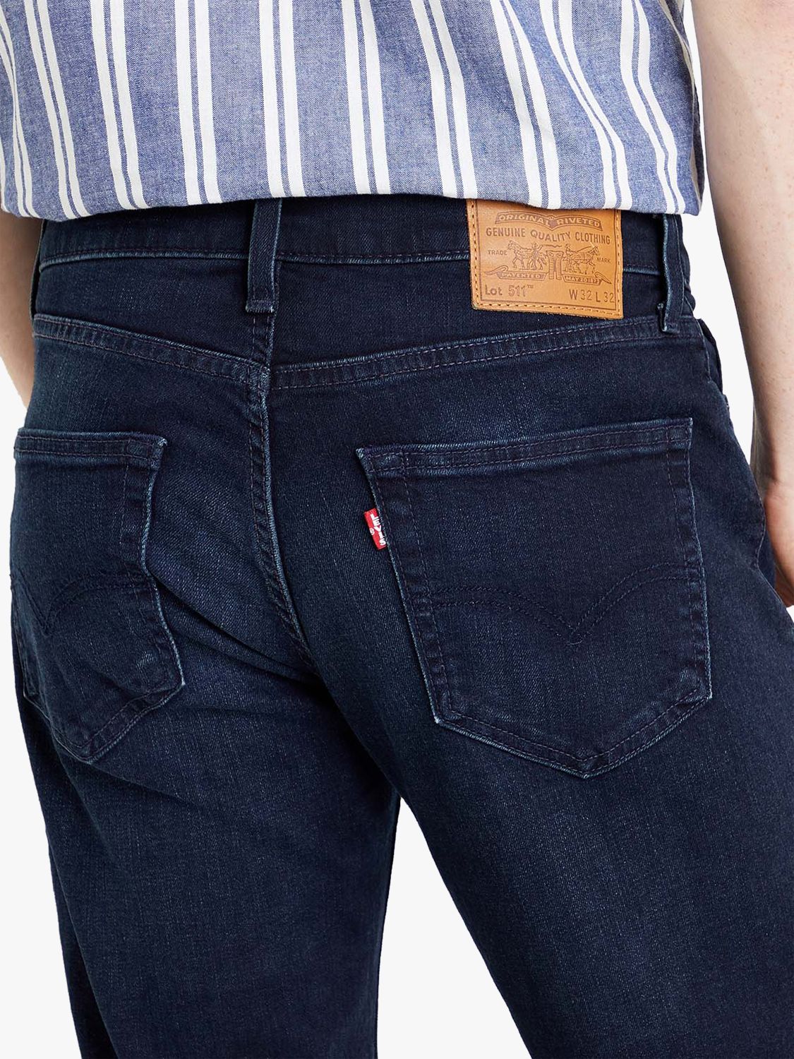Levi's 511 Slim Fit Jeans, Blue Ridge at John Lewis & Partners