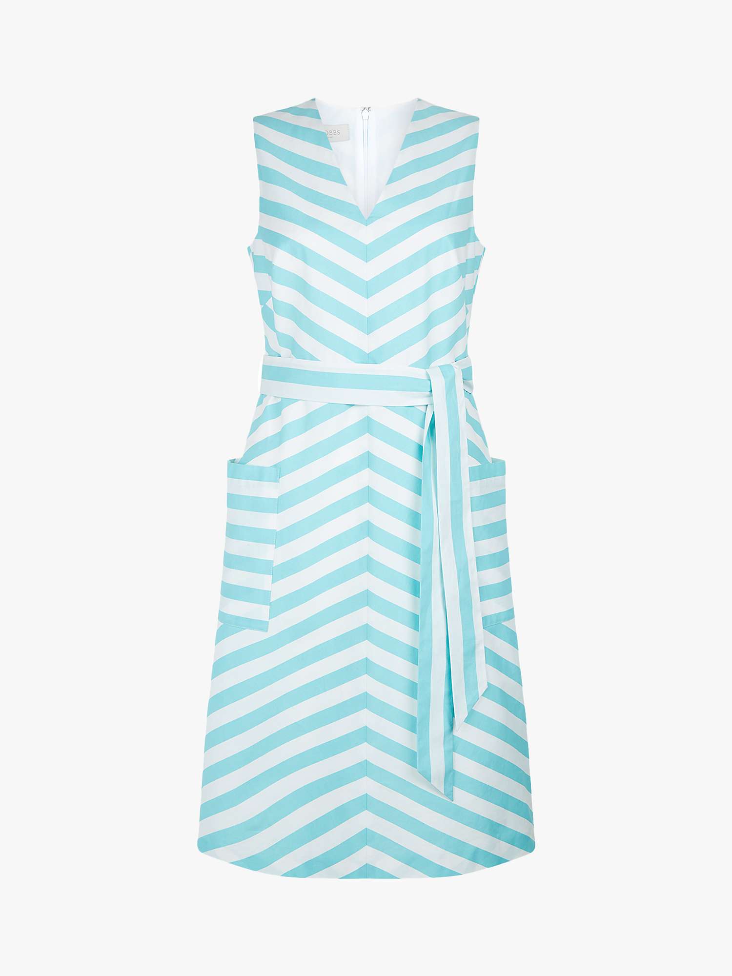 Buy Phase Eight Juliet Dress, Aqua/White Online at johnlewis.com