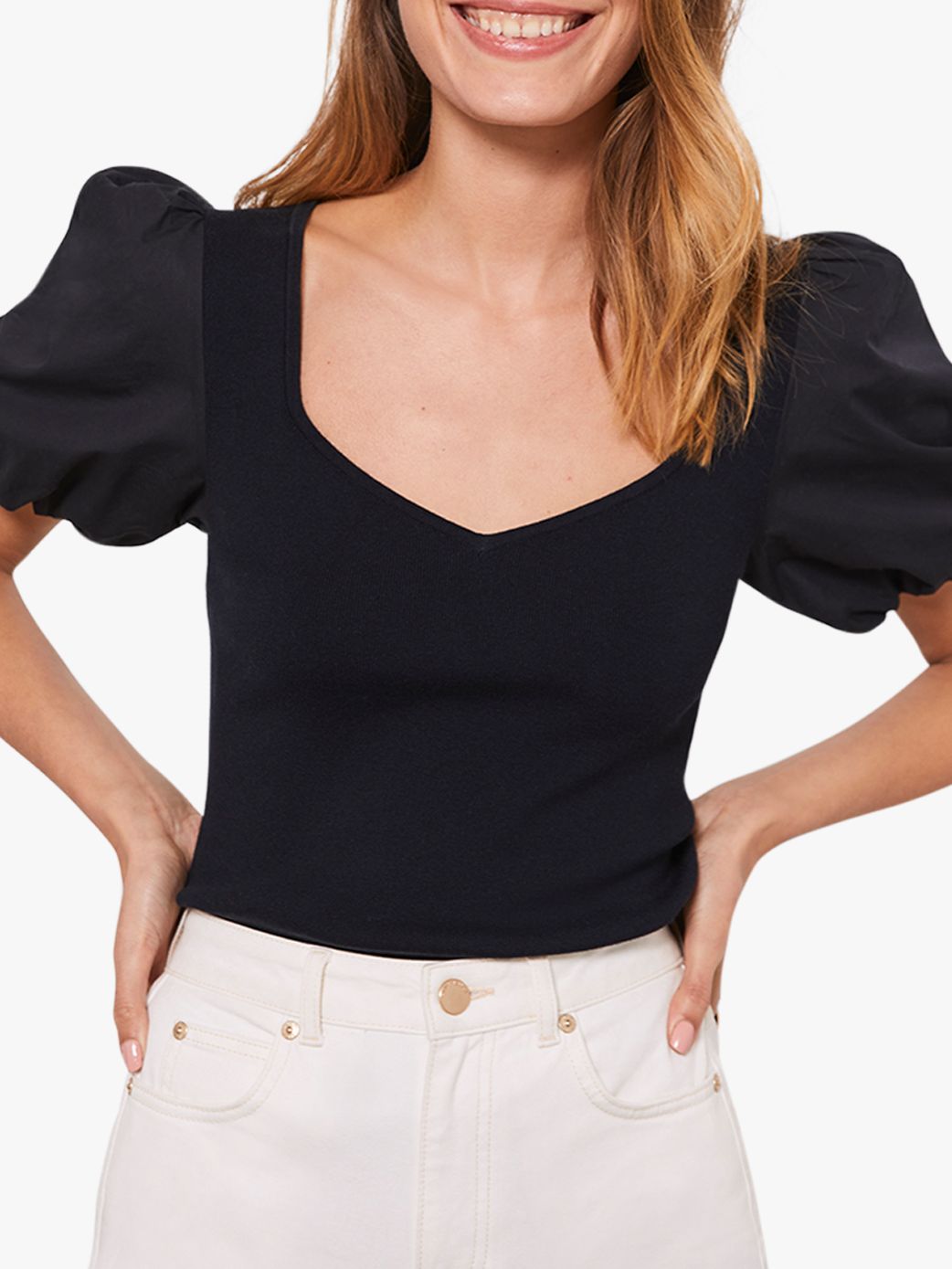 mint velvet navy top