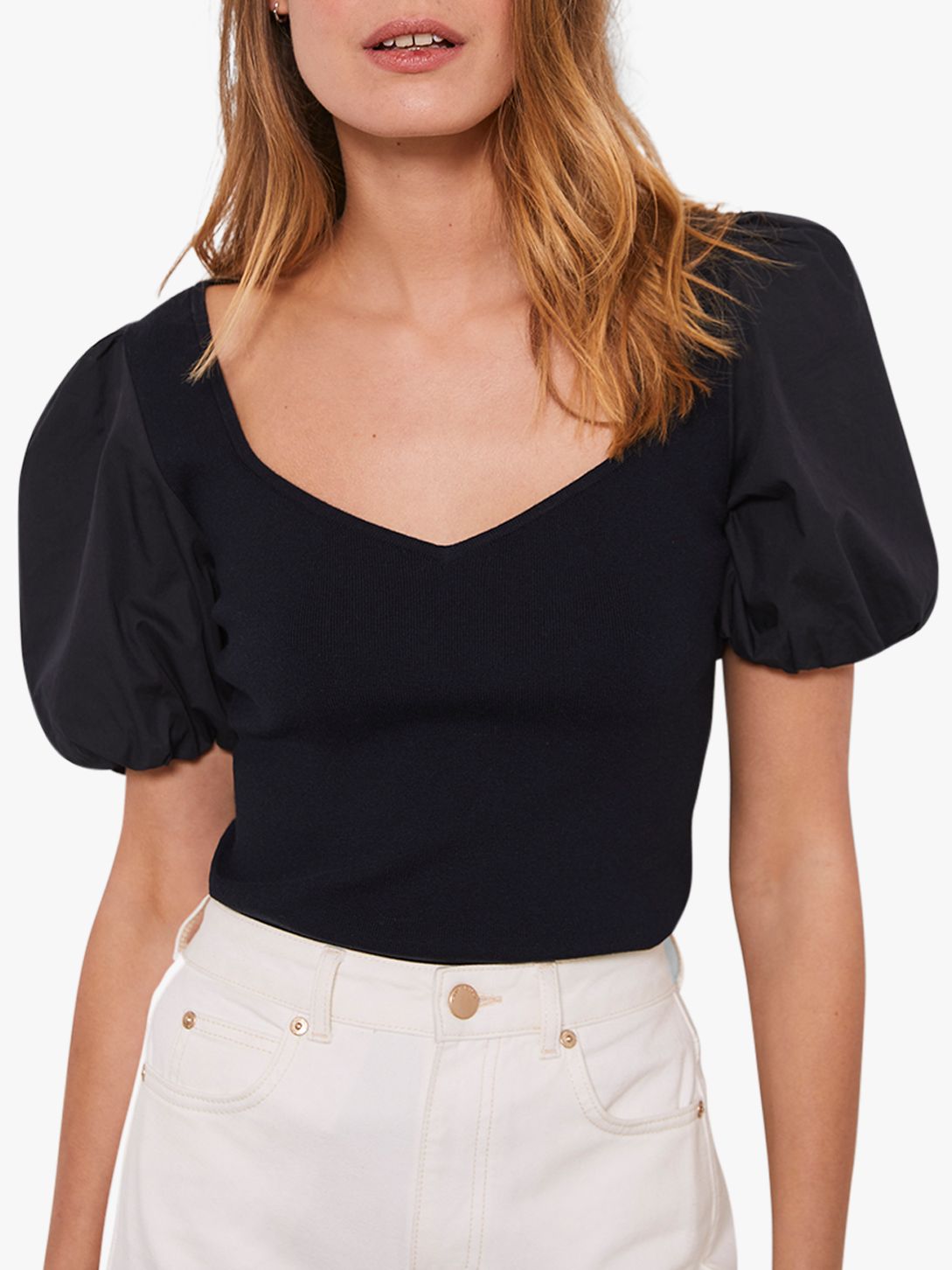 mint velvet navy top