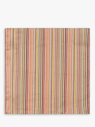 Paul Smith Artist Stripe Silk Pocket Square, Multi