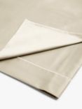 John Lewis Soft & Silky 400 Thread Count Egyptian Cotton Flat Sheet, Latte
