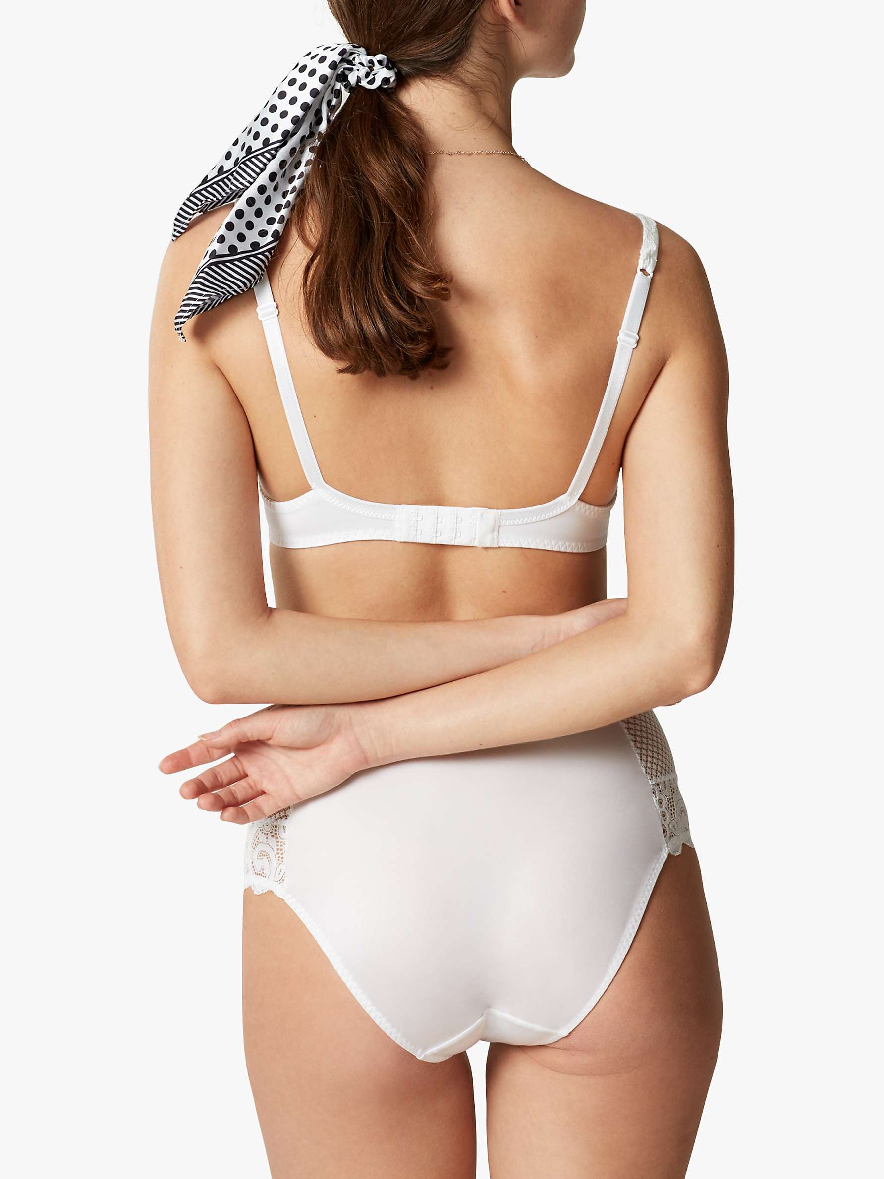 Buy Maison Lejaby Gaby Full Cup Underwired Bra, Blanc Online at johnlewis.com