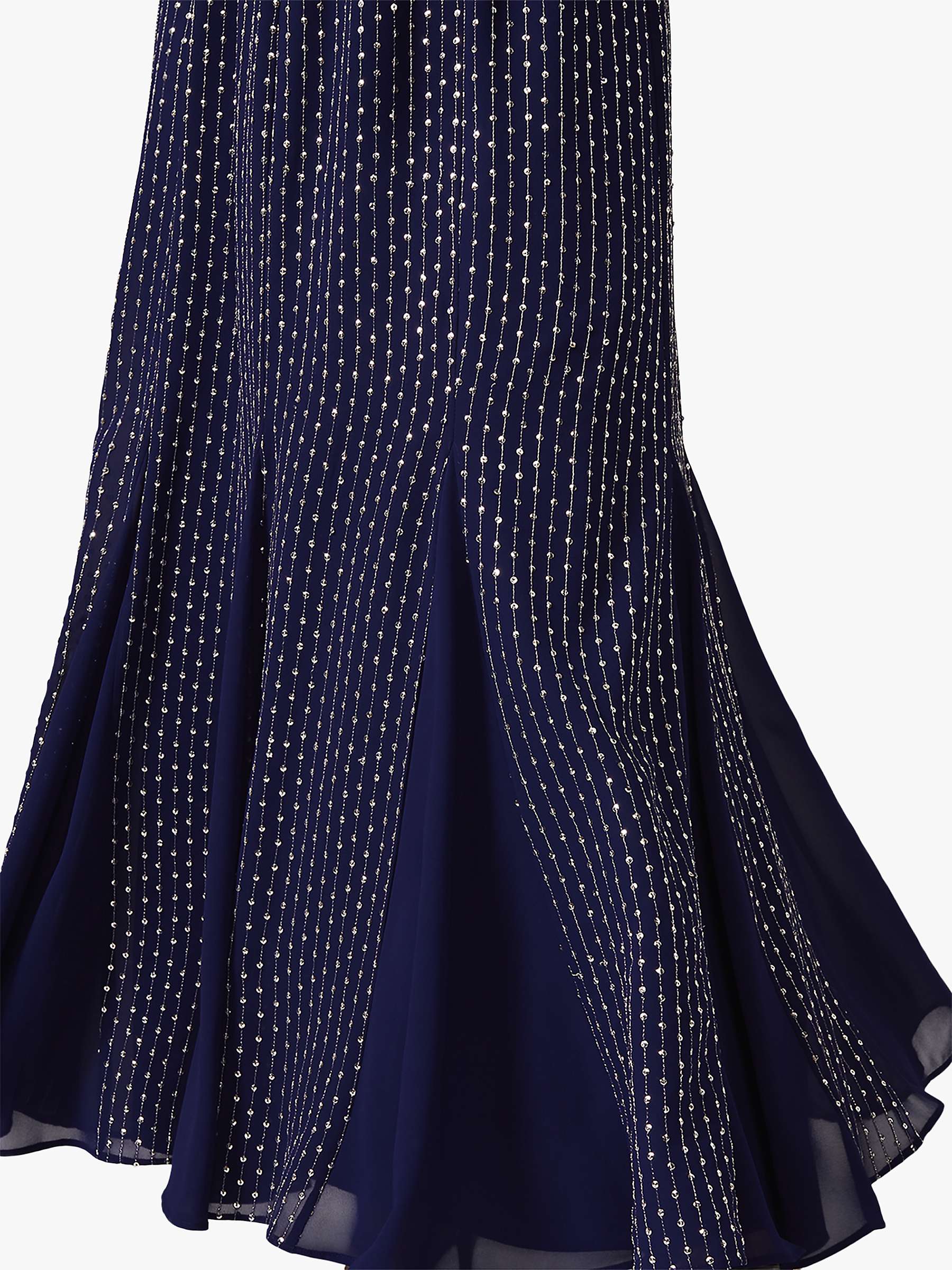 Buy Phase Eight Collection 8 Pippa Spot Print Blouson Maxi Dress, Cobalt Online at johnlewis.com