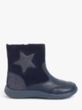 John Lewis & Partners Children's Pre-Walker Star Boots, Navy