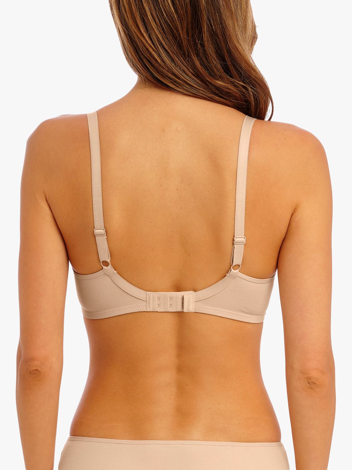 Wacoal Lisse Underwired Seamless Lace Bra, Frappe at John Lewis & Partners