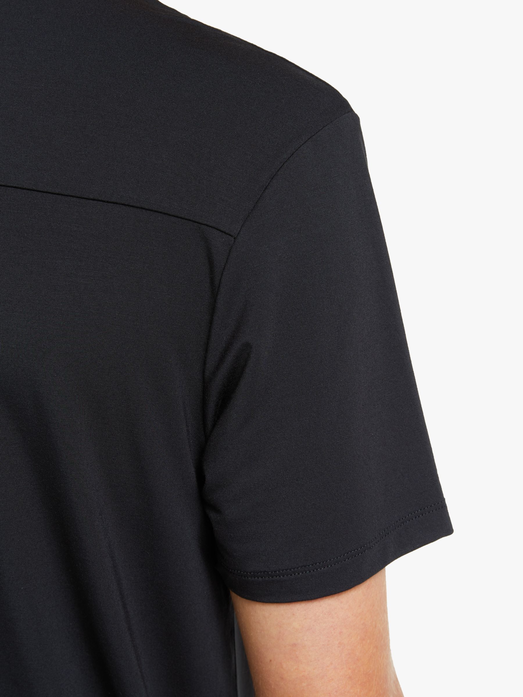 John Lewis Ultra Soft Modal Lounge Crew Neck T-Shirt, Black, S