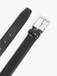 John Lewis Made in England 30mm Formal Leather Belt, Black