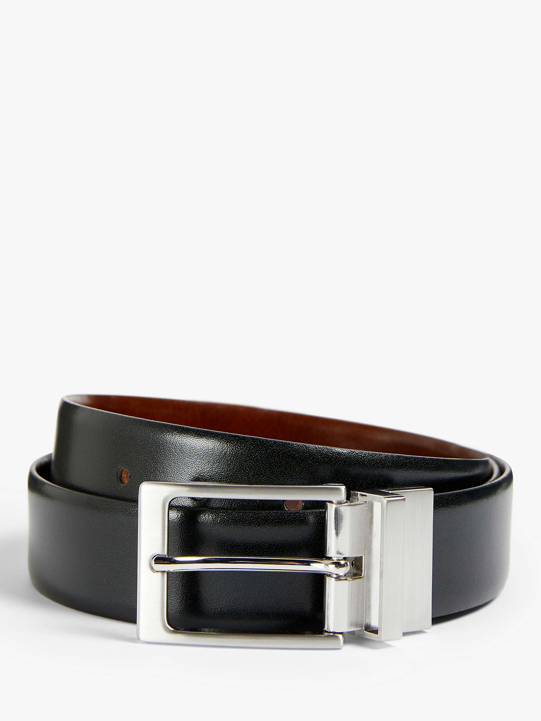 Buy John Lewis Made in England 35mm Reversible Leather Belt, Black/Brown Online at johnlewis.com