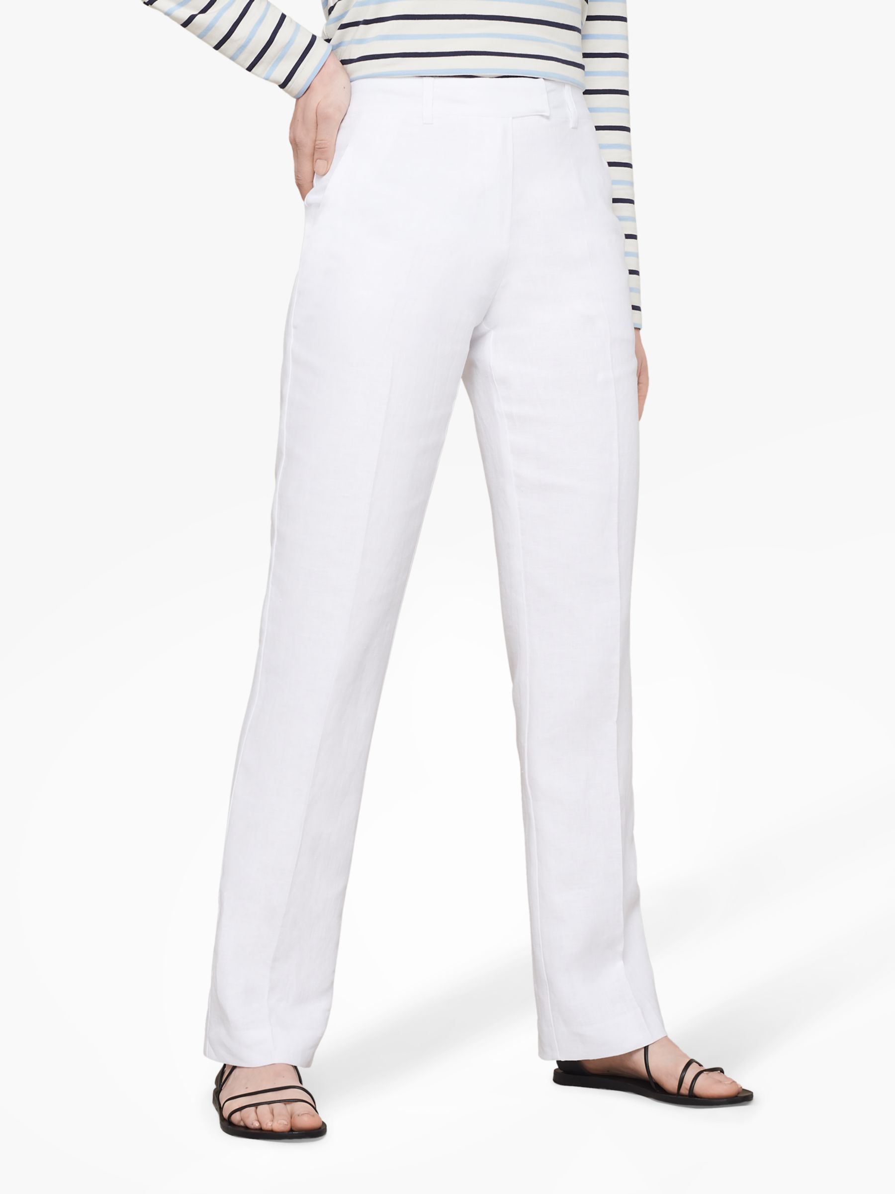 womens white tailored trousers