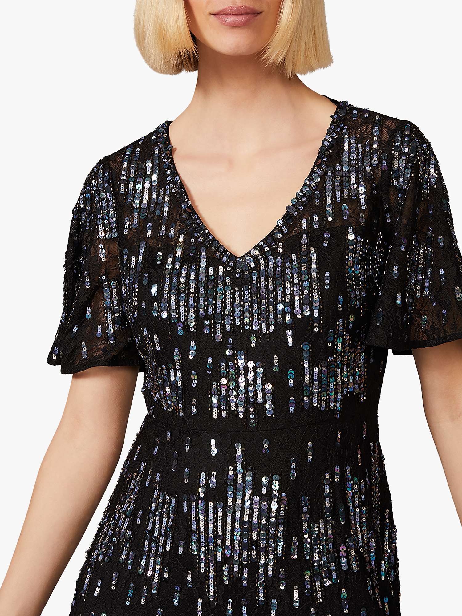 Buy Phase Eight Clarabelle Embellished Maxi Dress, Black Online at johnlewis.com