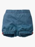 Mini Boden Baby Chambray Bloomers, Blue