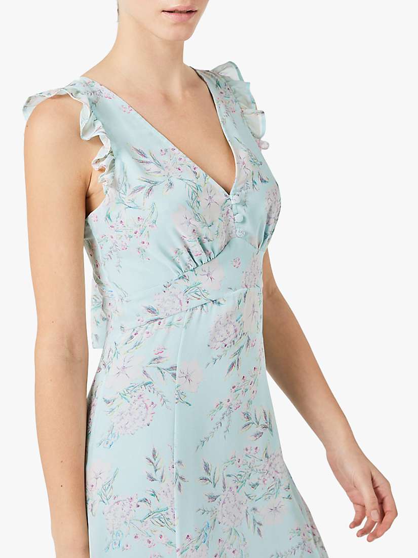 Buy Maids to Measure Dahlia Cloud Floral Print Chiffon Maxi Dress, Multi Online at johnlewis.com