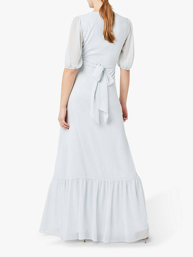 Maids to Measure Mathilda Chiffon Dress, Dove Grey