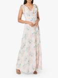Maids to Measure Lily Floral Print Sleeveless Maxi Dress, Multi, Multi
