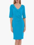 Gina Bacconi Deyna Mini Dress, Summer Turquoise