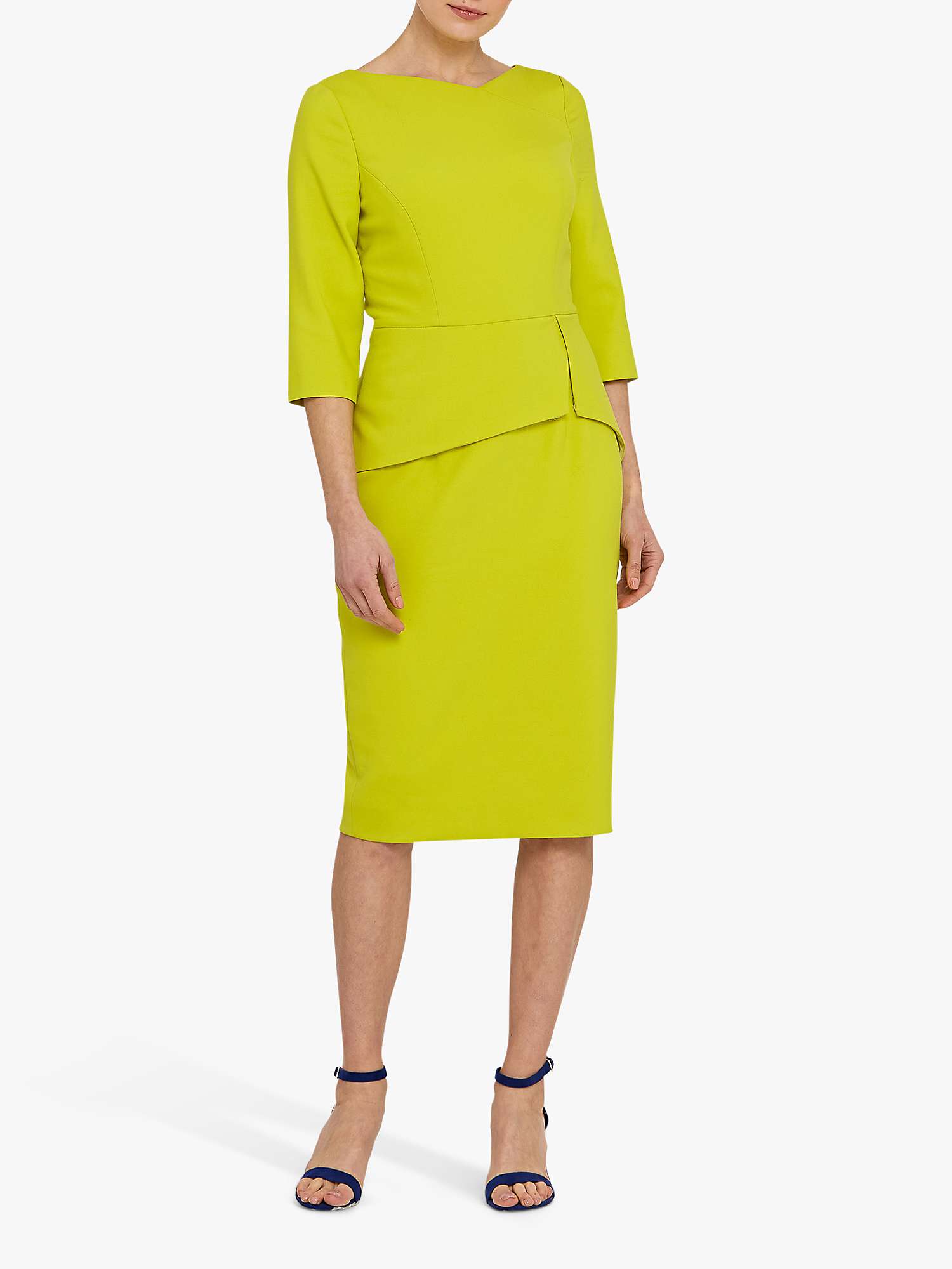 Buy Helen McAlinden Rema Tailored Dress, Citron Online at johnlewis.com
