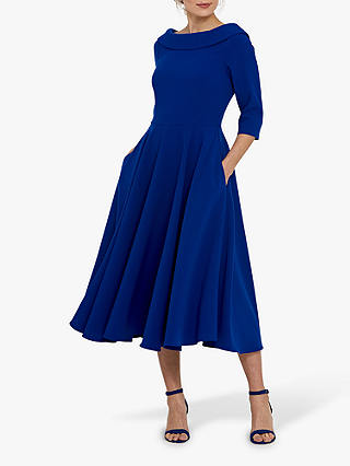 Helen McAlinden Marilyn Midi Dress, Blue