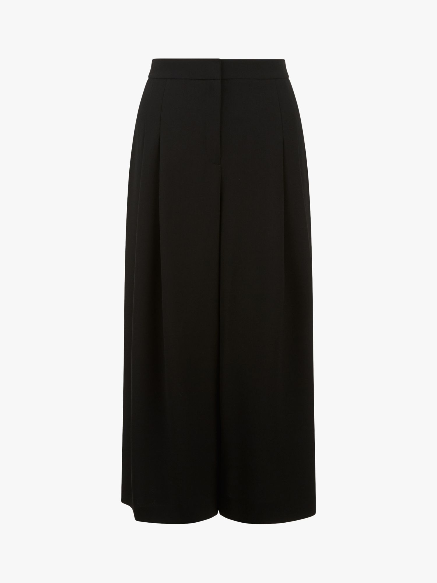 Hobbs Pina Wide Leg Culotte Trousers, Black