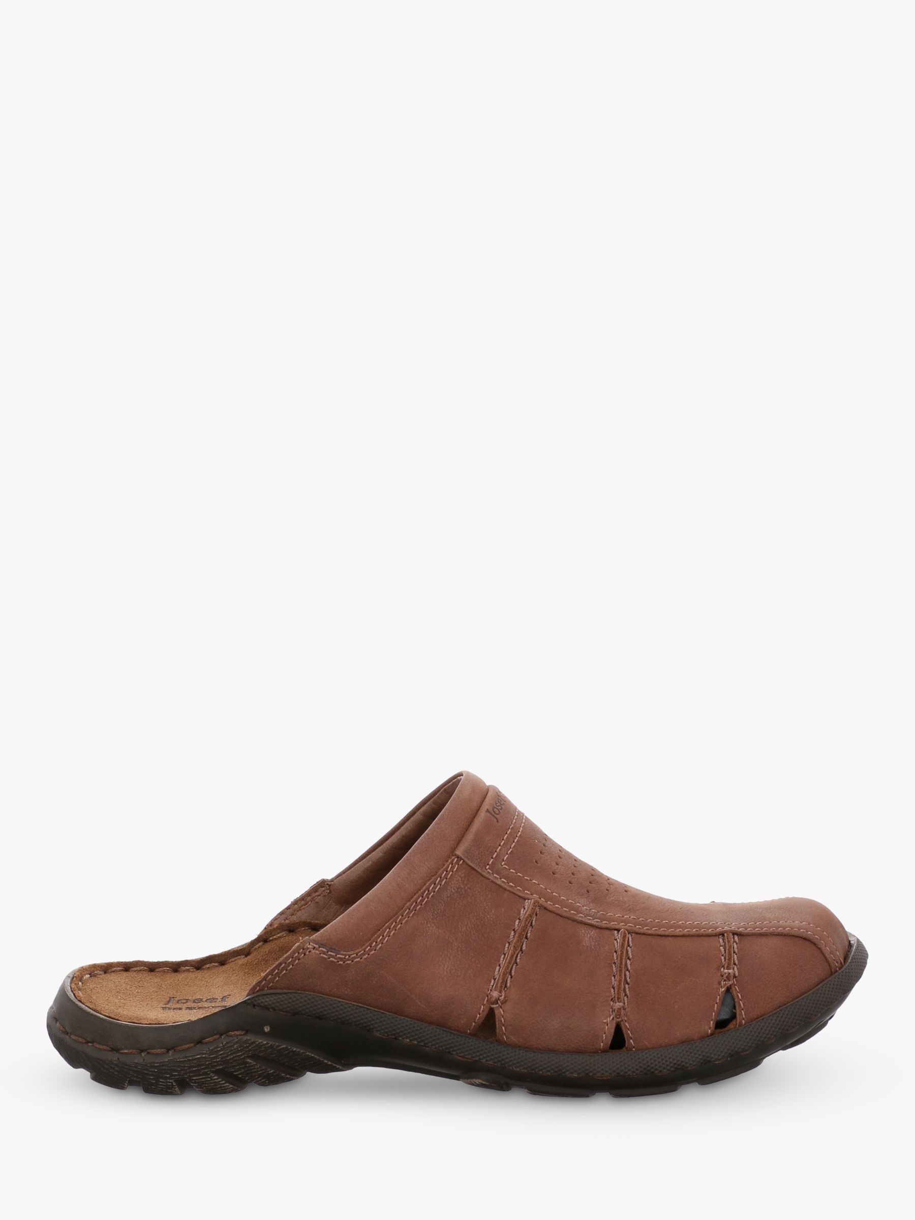 Josef Seibel Logan 22 Leather Sandals, Brown