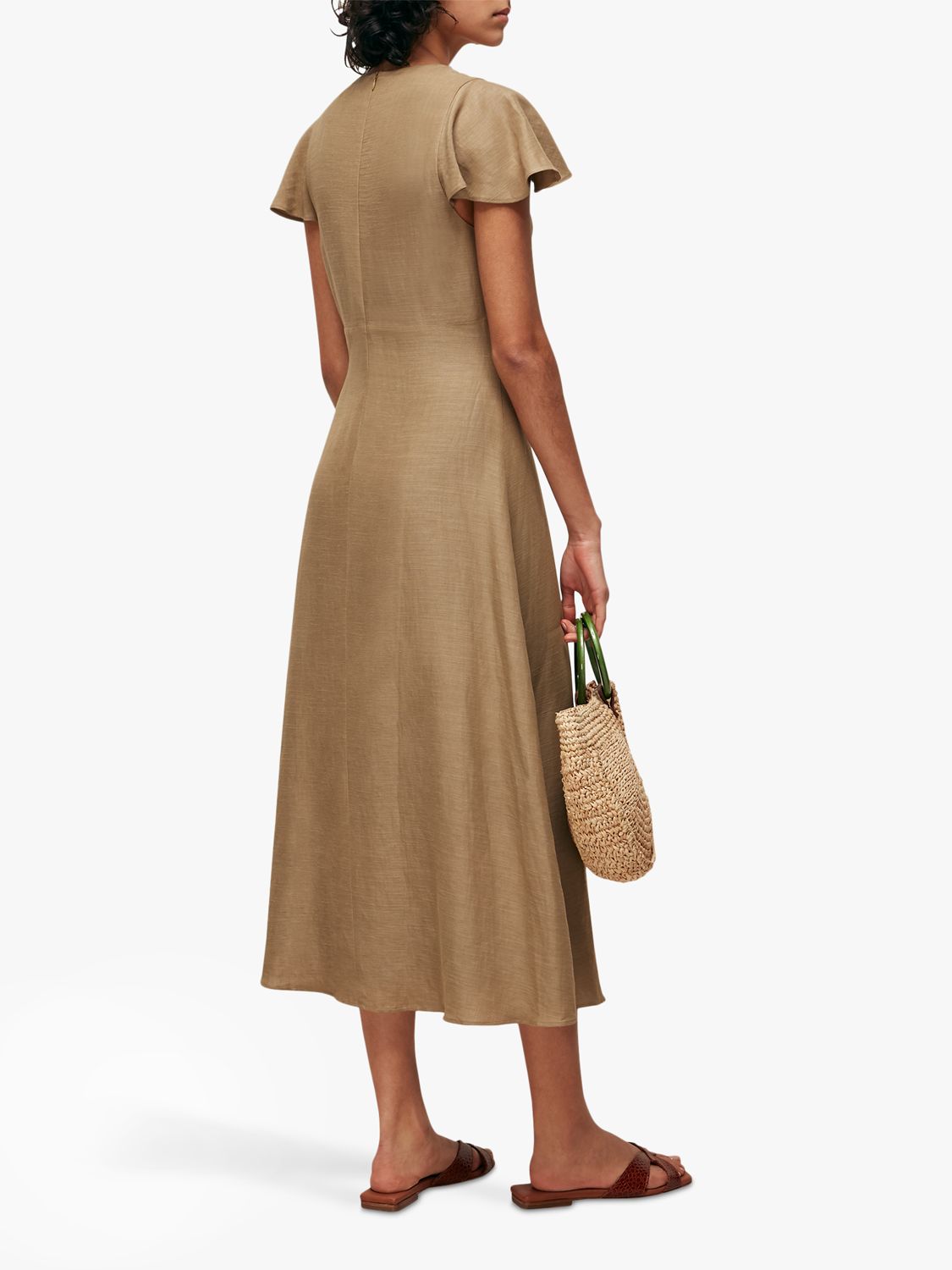 khaki formal dress