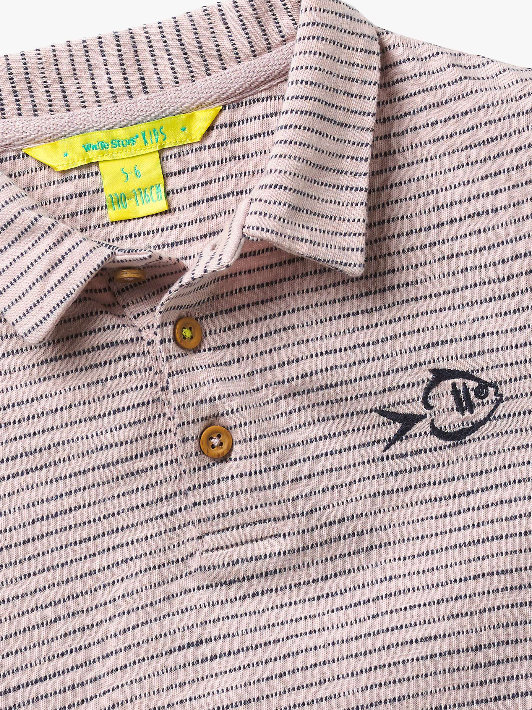 Buy White Stuff Kids' Peter Polo Striped T-Shirt Online at johnlewis.com
