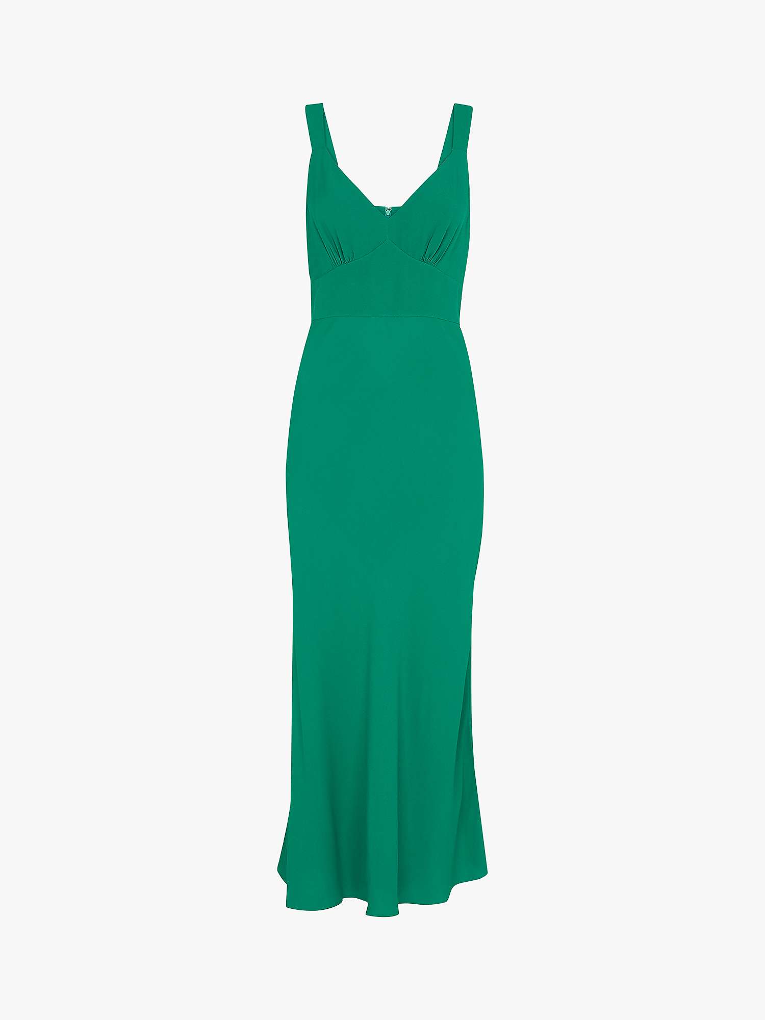 Whistles Rachael Sleeveless Midi Dress, Green at John Lewis & Partners