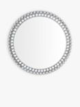 Gallery Direct Crystal Frame Round Wall Mirror