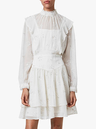 AllSaints Aislyn Dress, Chalk white