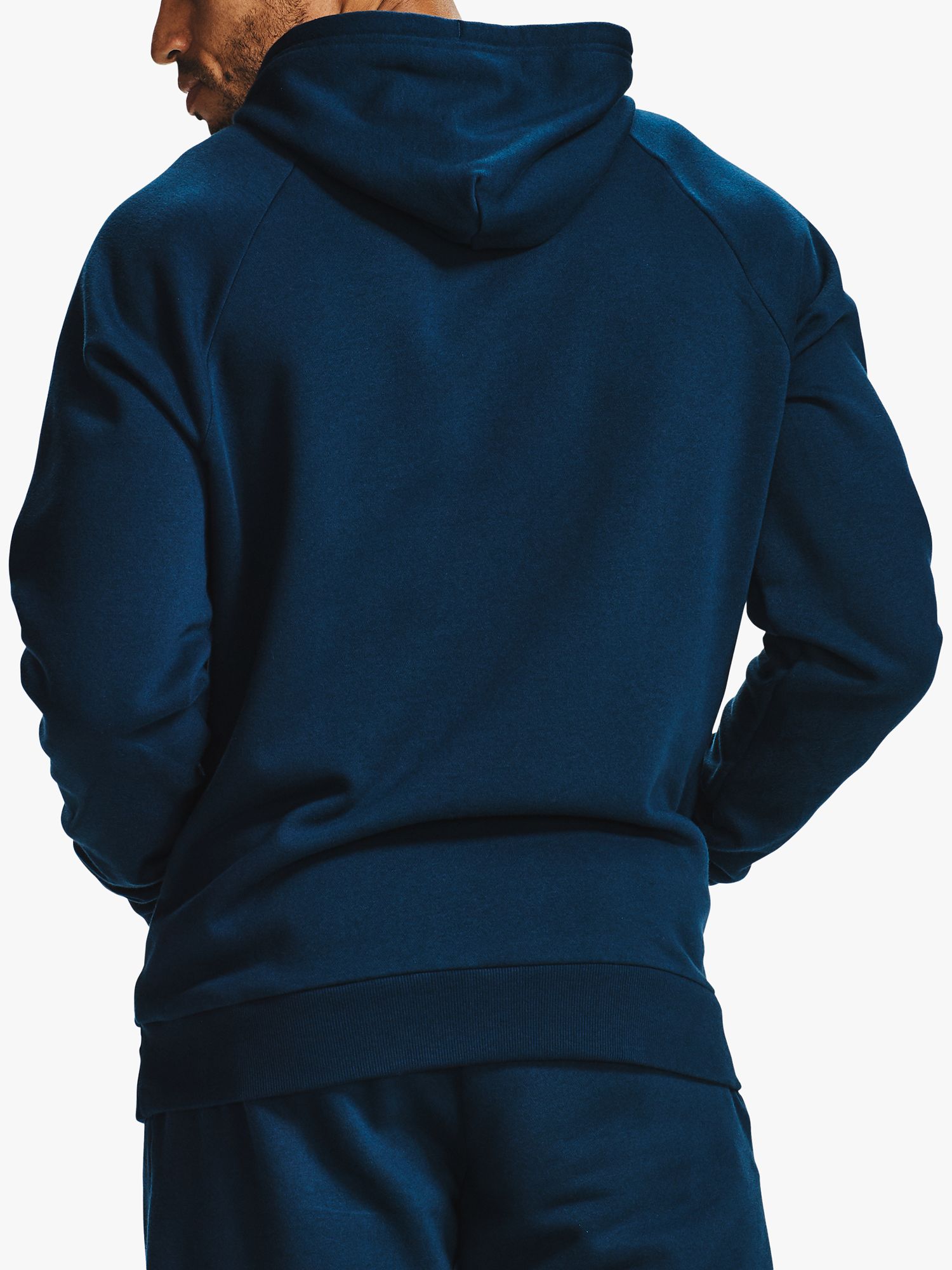 Under Armour Rival Fleece Training Hoodie, Academy at John Lewis & Partners