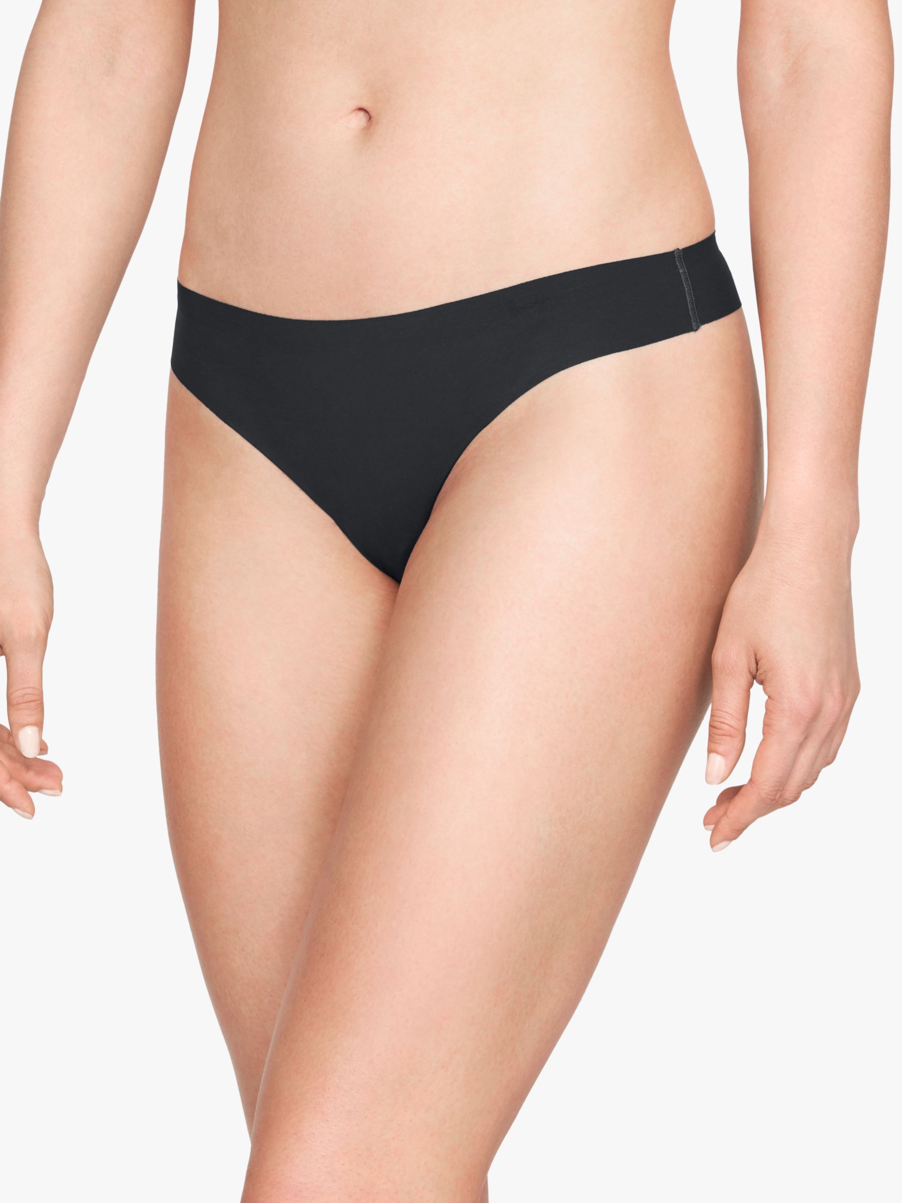 Under Armour Pure Stretch Thong, Pack of 3, Black