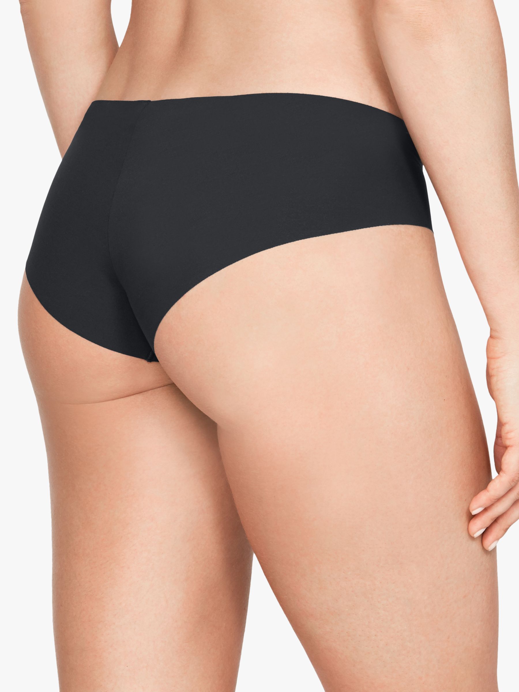 Under Armour Women's Pure Stretch Thong Underwear, 3-Pack , Black  (001)/Black , Medium