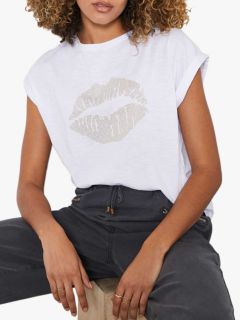 Mint velvet red store lips t shirt