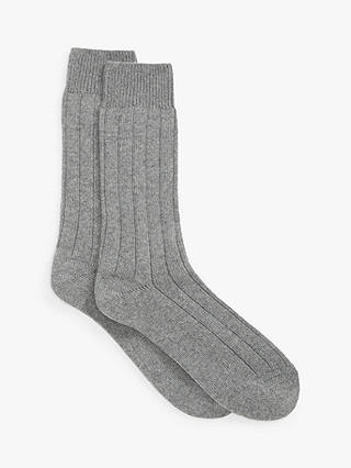 John Lewis Made in Italy Cashmere Rich Socks