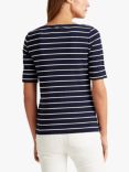 Lauren Ralph Lauren Judy Boat Neck Top, Lauren Navy/White