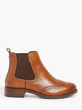 John Lewis Phoenixx Leather Wide Fit Chelsea Boots