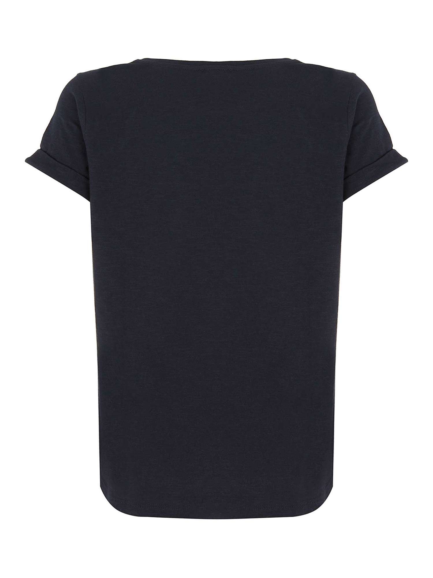 Buy Mint Velvet Cotton Star T-Shirt, Dark Blue Online at johnlewis.com