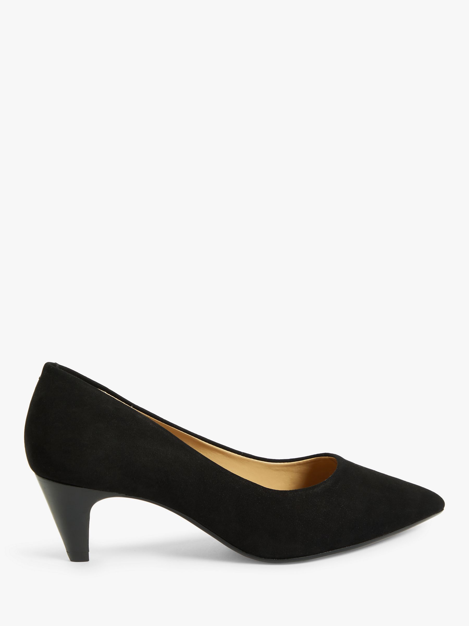 John Lewis & Partners Alley Nubuck Pointed Stiletto Heel Court Shoes ...