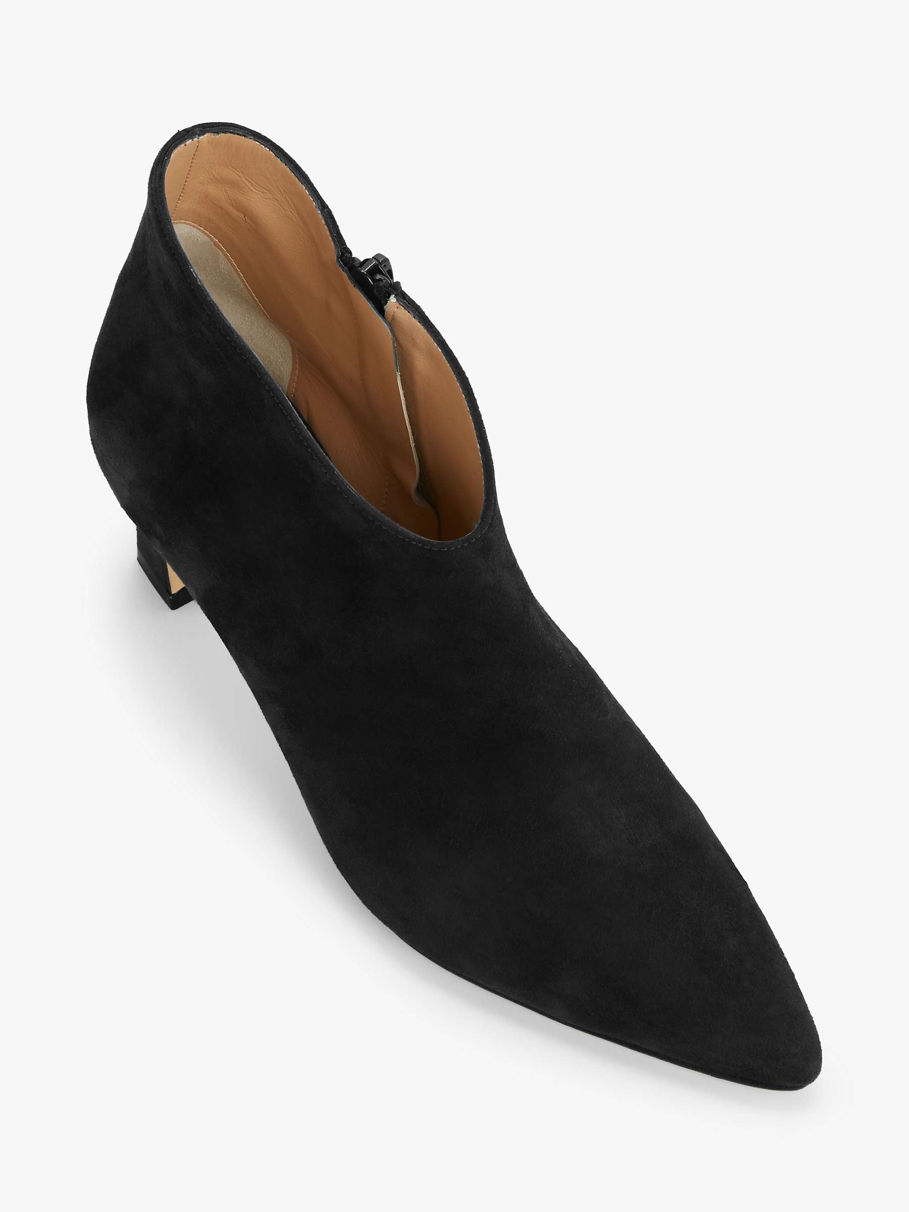 Buy John Lewis Waverly Suede Shoe Boots, Black Online at johnlewis.com