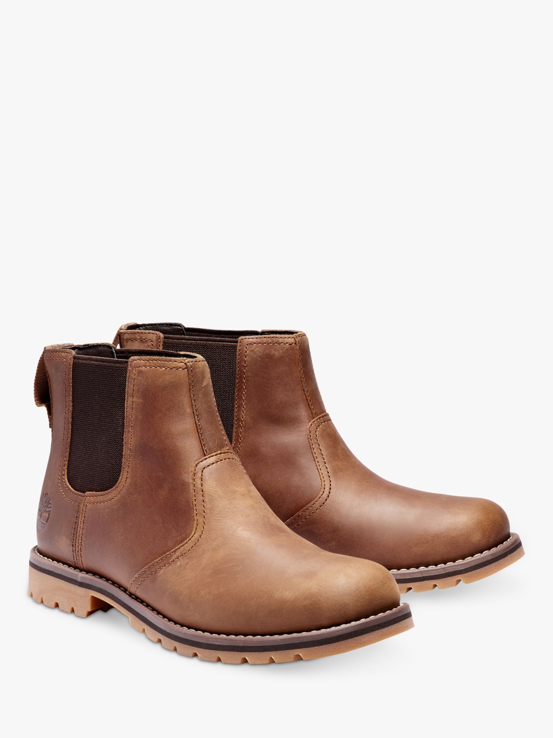 Timberland Larchmont Chelsea Boots, Rust John Lewis &