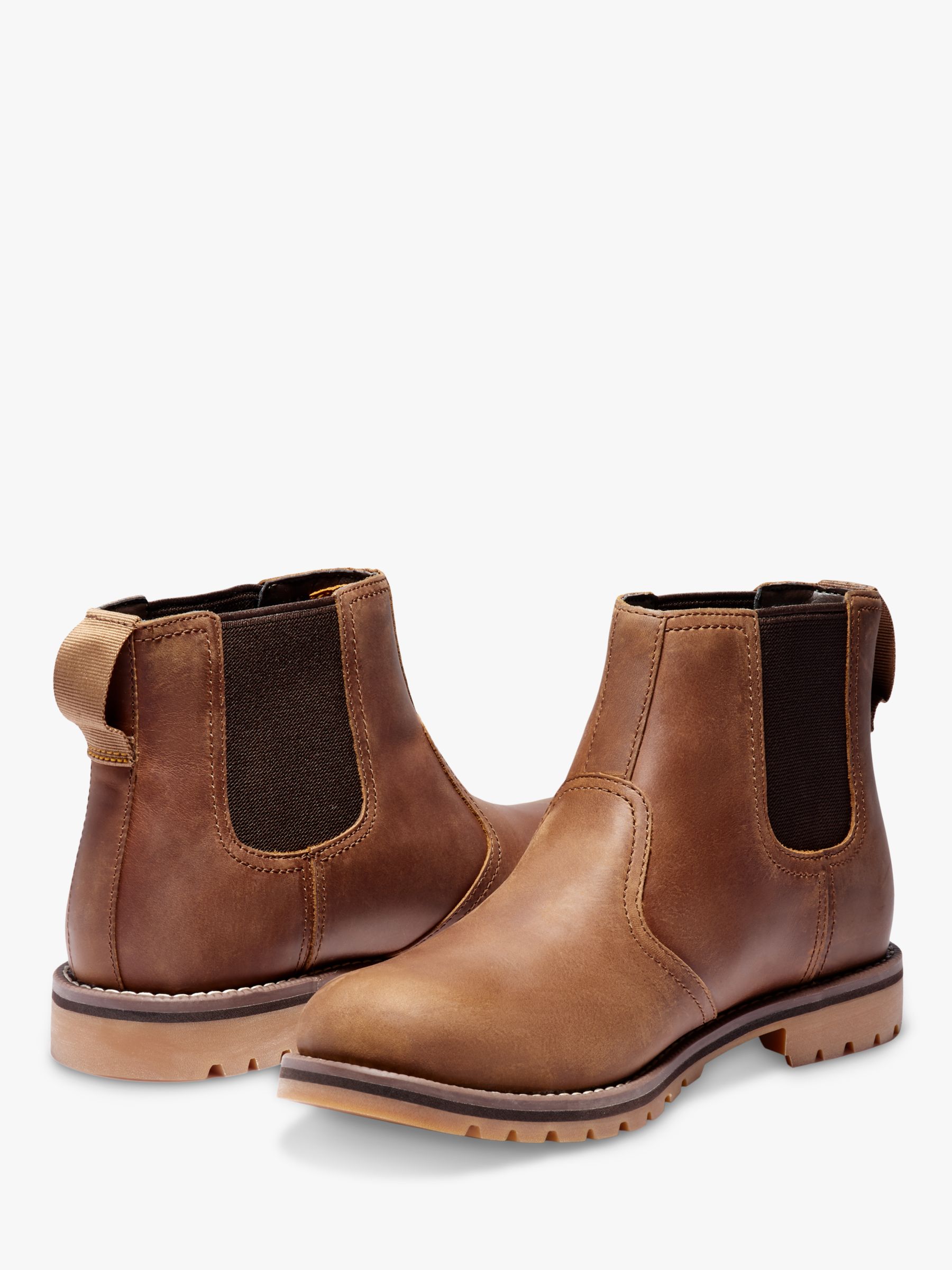 Buy Timberland Larchmont Leather Chelsea Boots, Rust Online at johnlewis.com