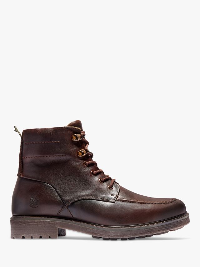 Timberland Oakrock Waterproof Leather Side Zip Boots, Dark Brown, 7