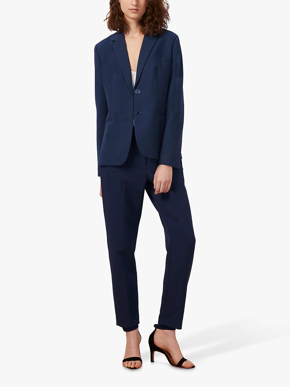 Buy French Connection Single Breasted Whisper Fitted Blazer Online at johnlewis.com