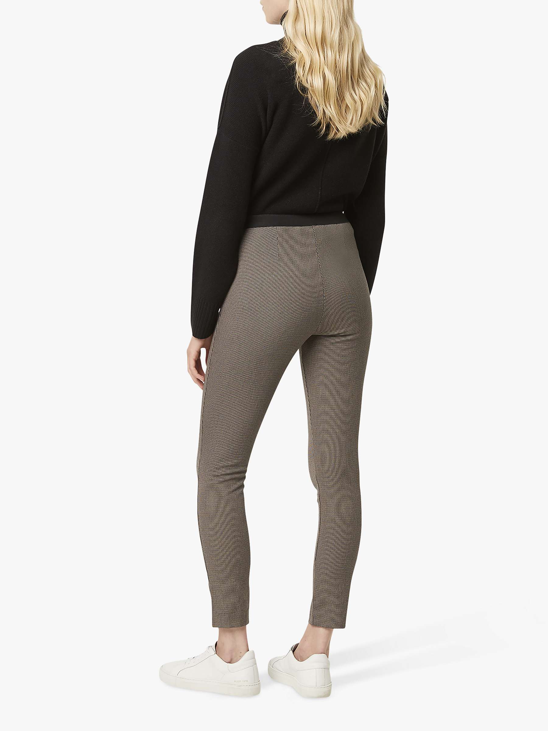 Buy French Connection Calimero Mini Dogtooth Skinny Trousers, Grey/Multi Online at johnlewis.com