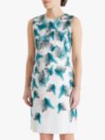 Fenn Wright Manson Petite Claudie Floral Mini Dress, Palm Print