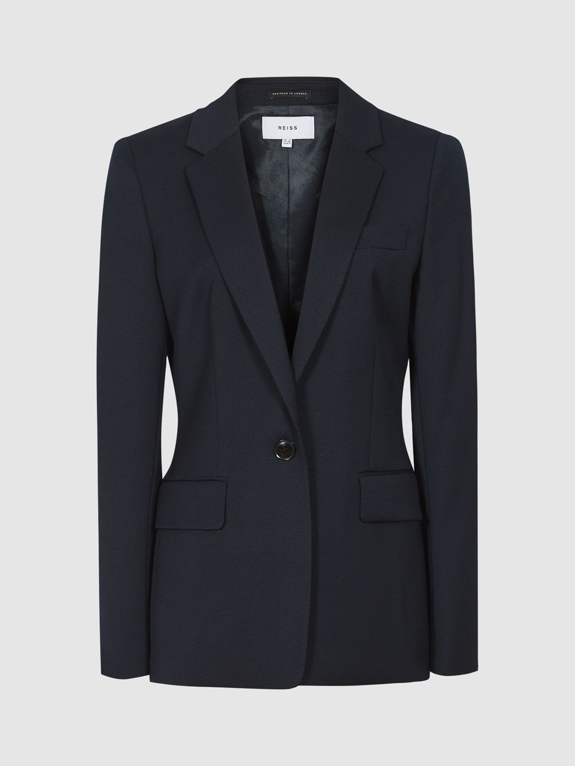 Reiss Hayes Blazer, Navy at John Lewis & Partners