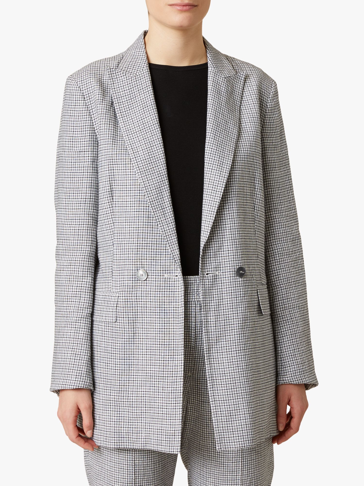 next linen blazer